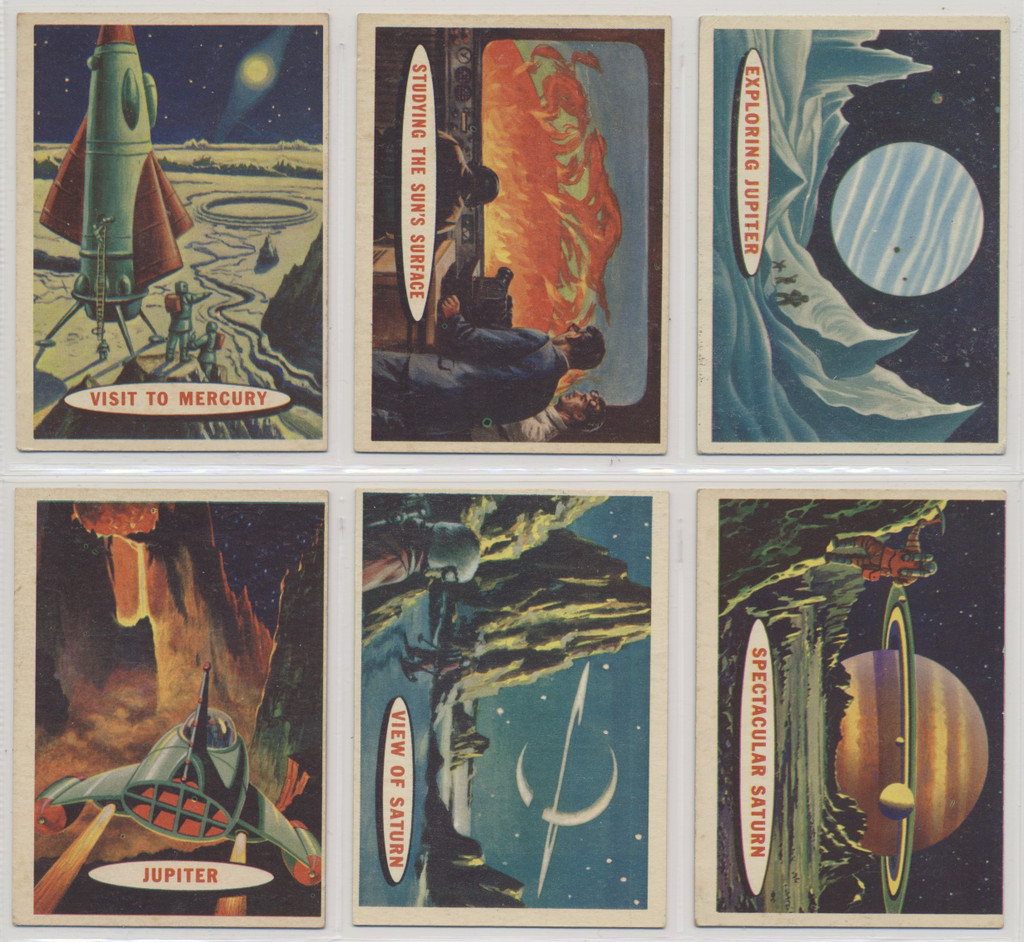 1958 Topps Target Moon (Blue Backs) Lot 42/88  #*sku35349