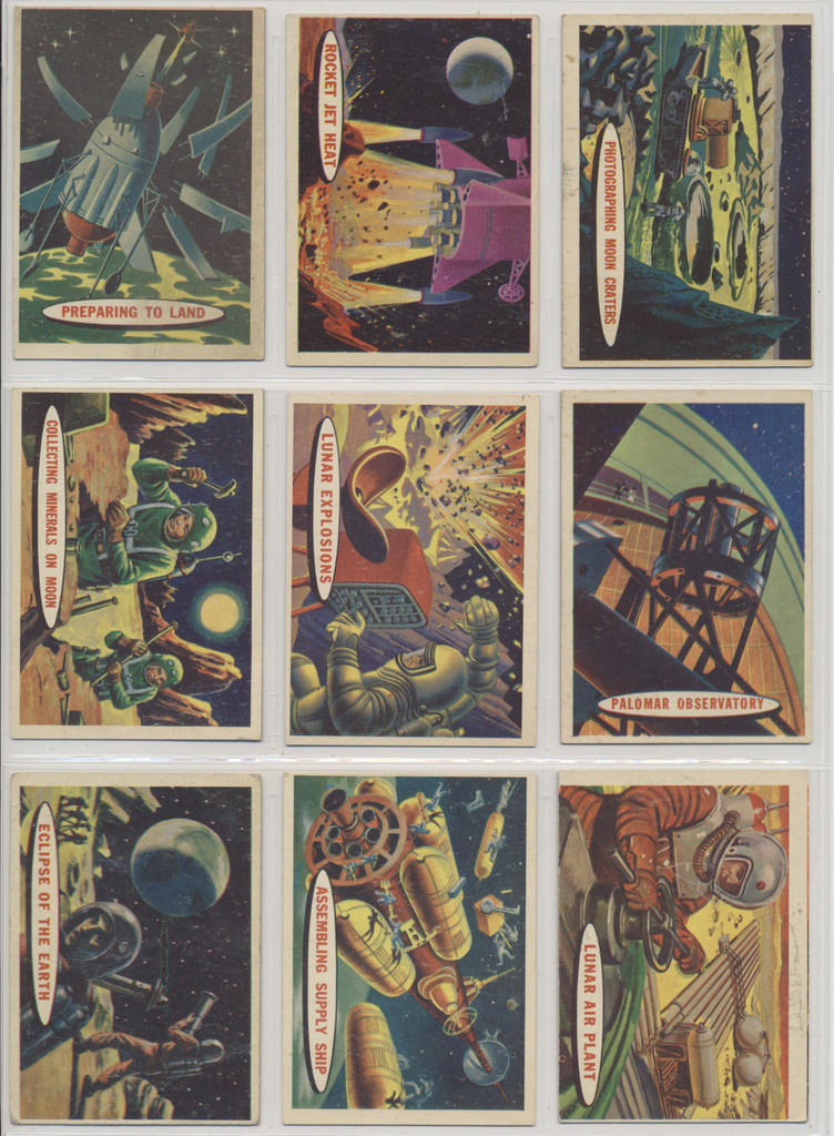 1958 Topps Target Moon (Blue Backs) Lot 42/88  #*sku35349