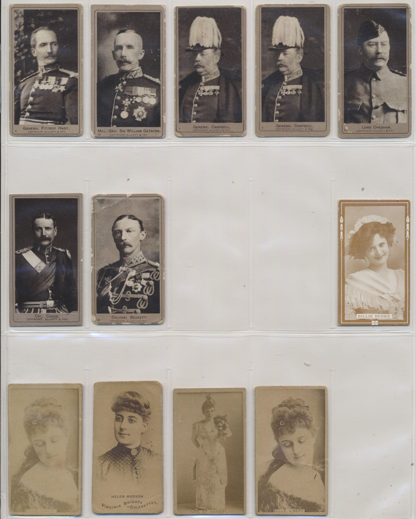 c1900's Various Tobacco Cards Lot Of 12 Will Sell  Singles  #*sku35476