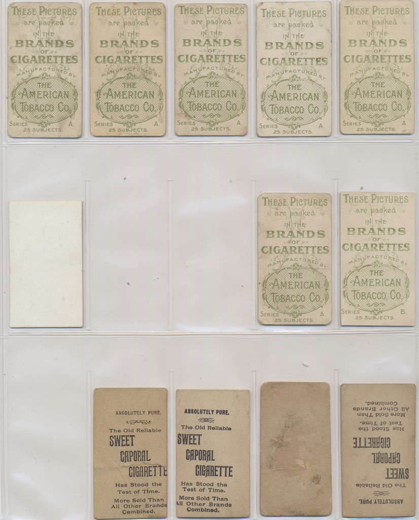 c1900's Various Tobacco Cards Lot Of 12 Will Sell  Singles  #*sku35476