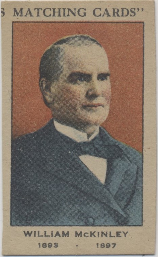c1920 Strip Card W563 U>S> President William McKinley Face Right  #*sku35508