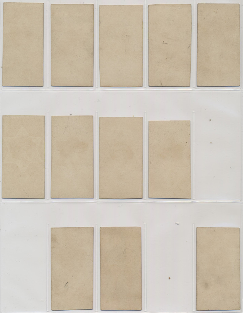 1910 T440-14  Actresses And Girls In Star (Bat) Lot 21/25 Blank Backs  #*sku35529