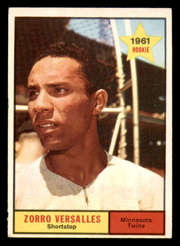 1961 Topps #21 Zoilo Versalles UER Excellent RC Rookie  ID: 390799