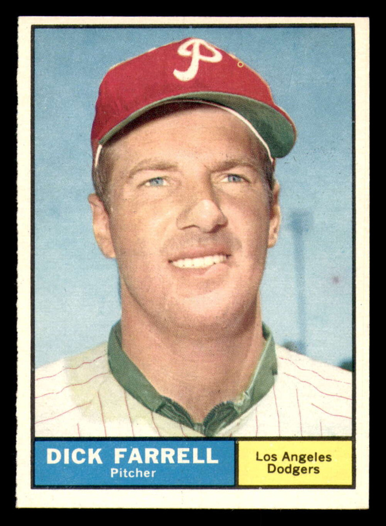 1961 Topps #522 Dick Farrell UER Near Mint  ID: 391340