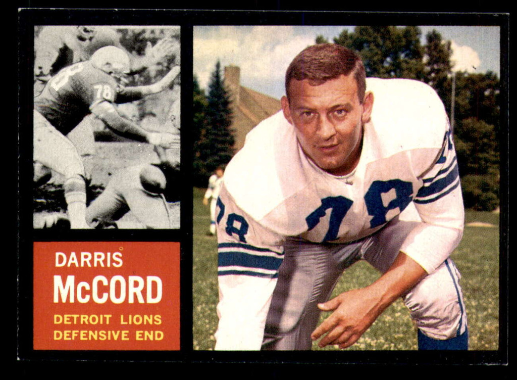 1962 Topps #57 Darris McCord Near Mint 