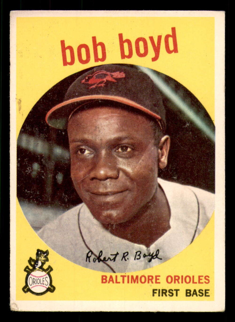 1959 Topps #82 Bob Boyd UER Very Good  ID: 391651