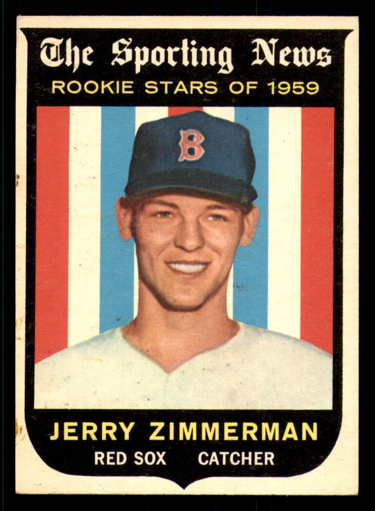 1959 Topps #146 Jerry Zimmerman Excellent RC Rookie  ID: 391715
