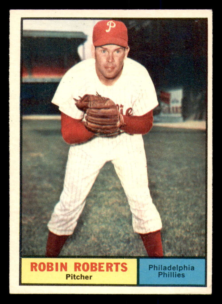 1961 Topps #20 Robin Roberts Excellent+  ID: 392174