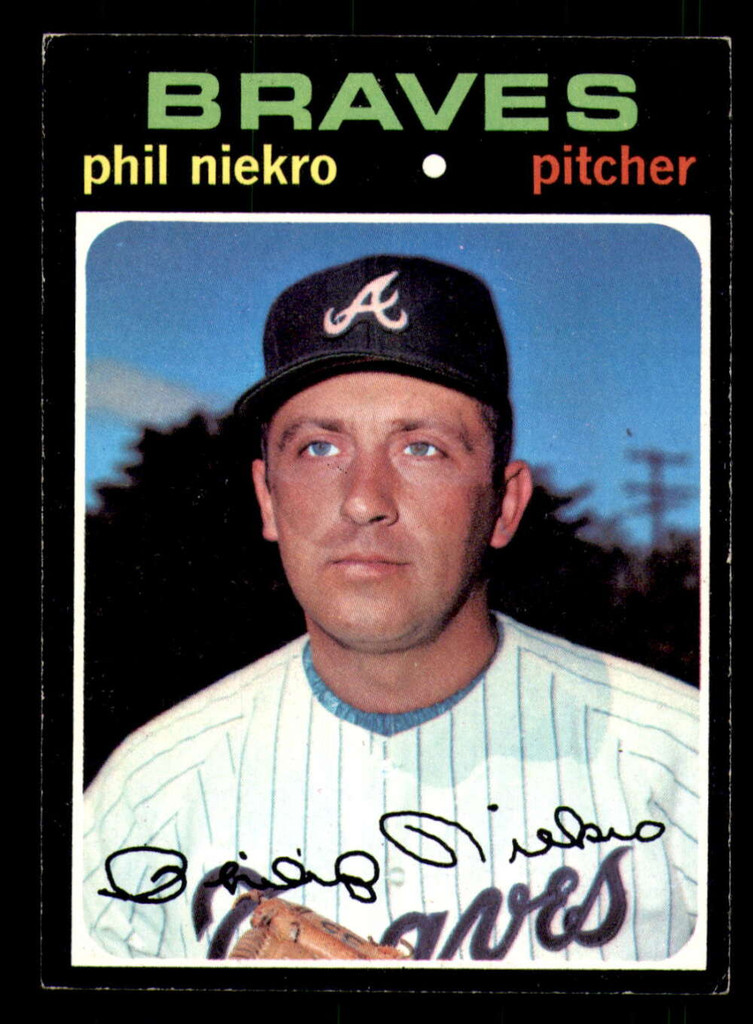 1971 Topps #30 Phil Niekro Ex-Mint  ID: 392596