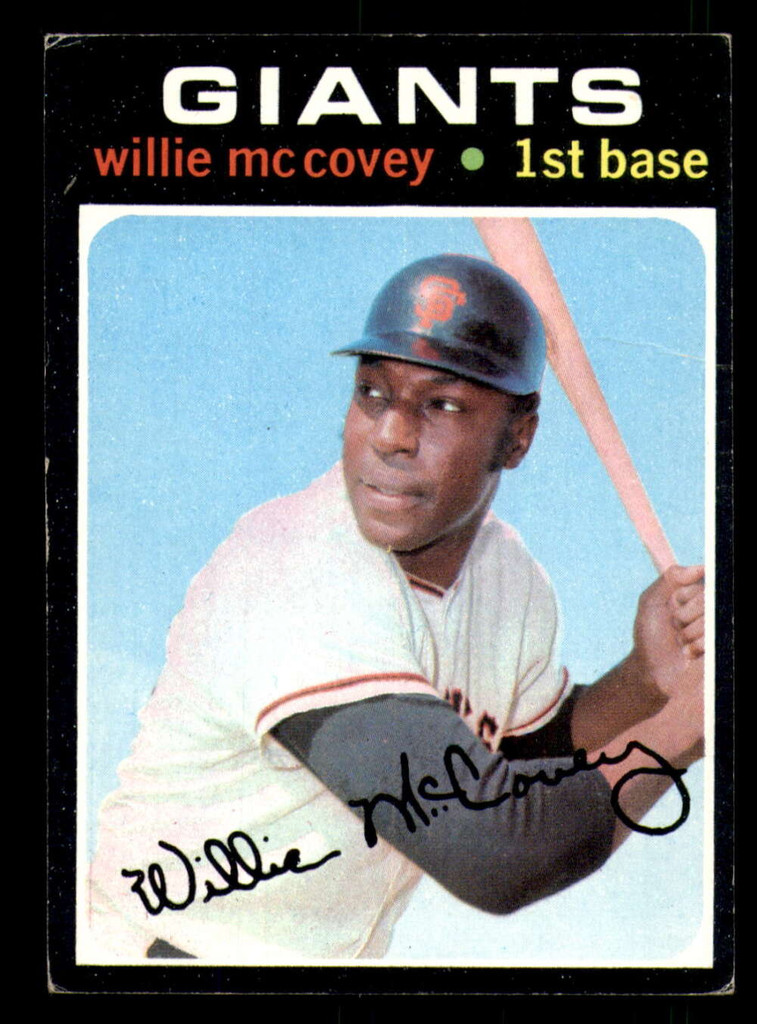 1971 Topps #50 Willie McCovey Very Good  ID: 392599