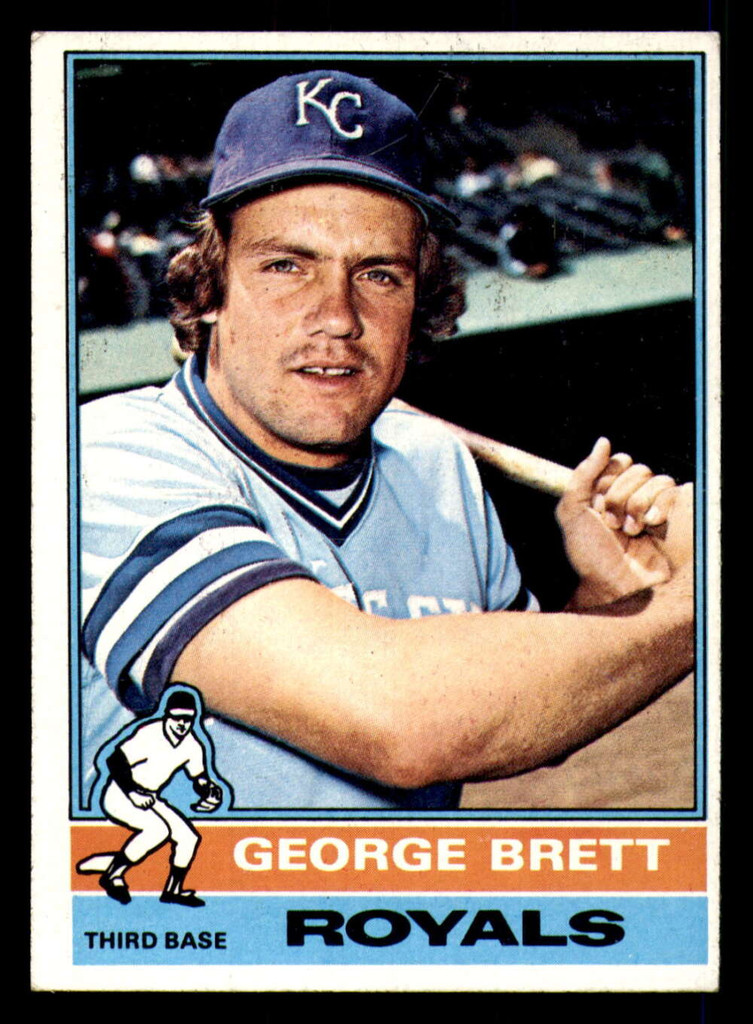 1976 Topps #19 George Brett Excellent+  ID: 392780