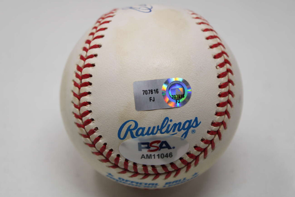 Earl Weaver "HOF 96" Baseball Signed Auto PSA/DNA Authenticated Orioles