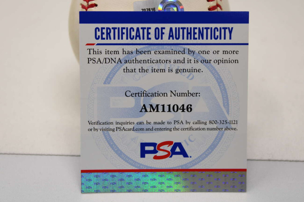 Earl Weaver "HOF 96" Baseball Signed Auto PSA/DNA Authenticated Orioles