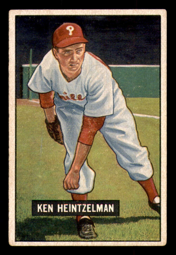 1951 Bowman #147 Ken Heintzelman Excellent+  ID: 392916