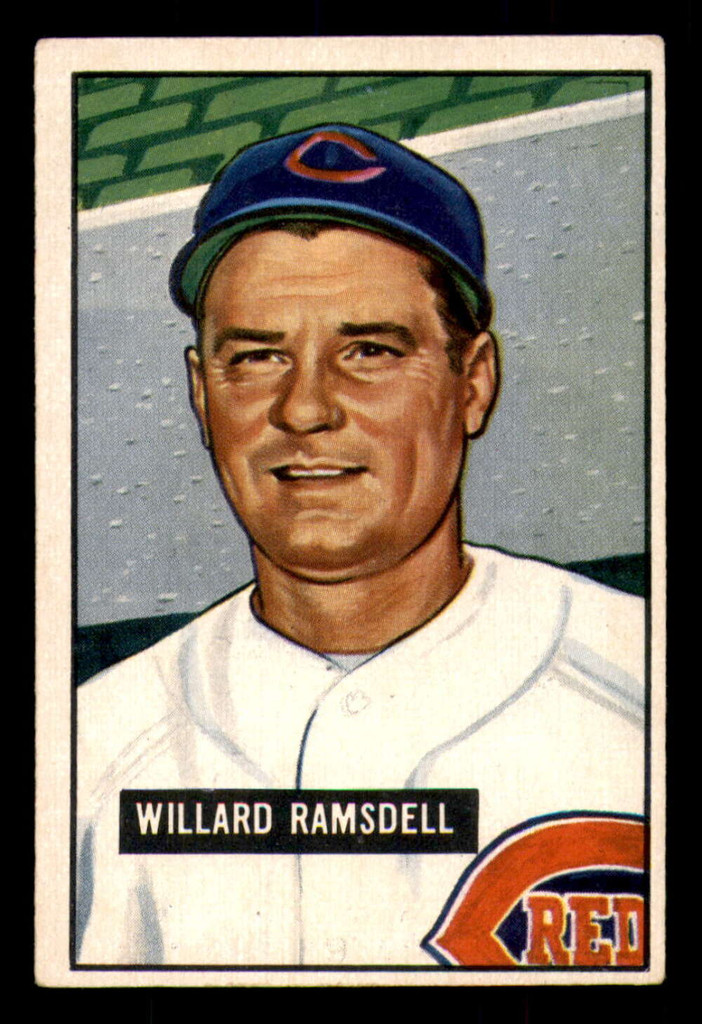 1951 Bowman #251 Willard Ramsdell VG-EX RC Rookie 