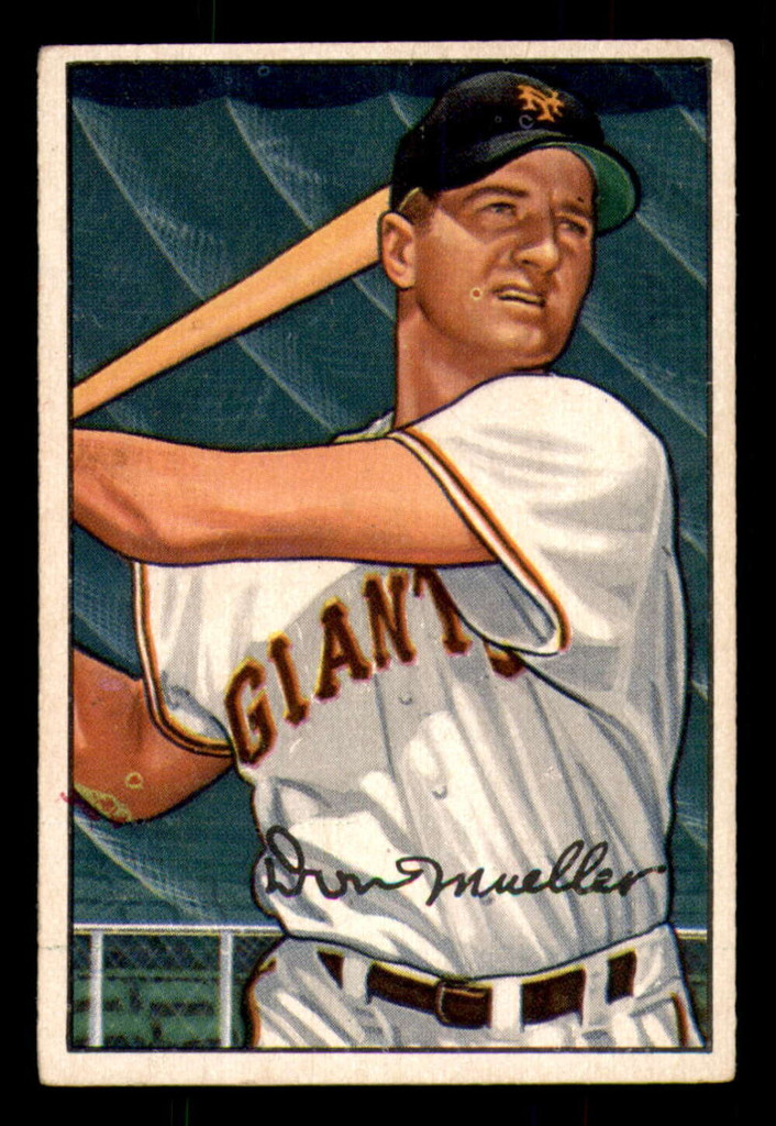 1952 Bowman #18 Don Mueller Excellent 