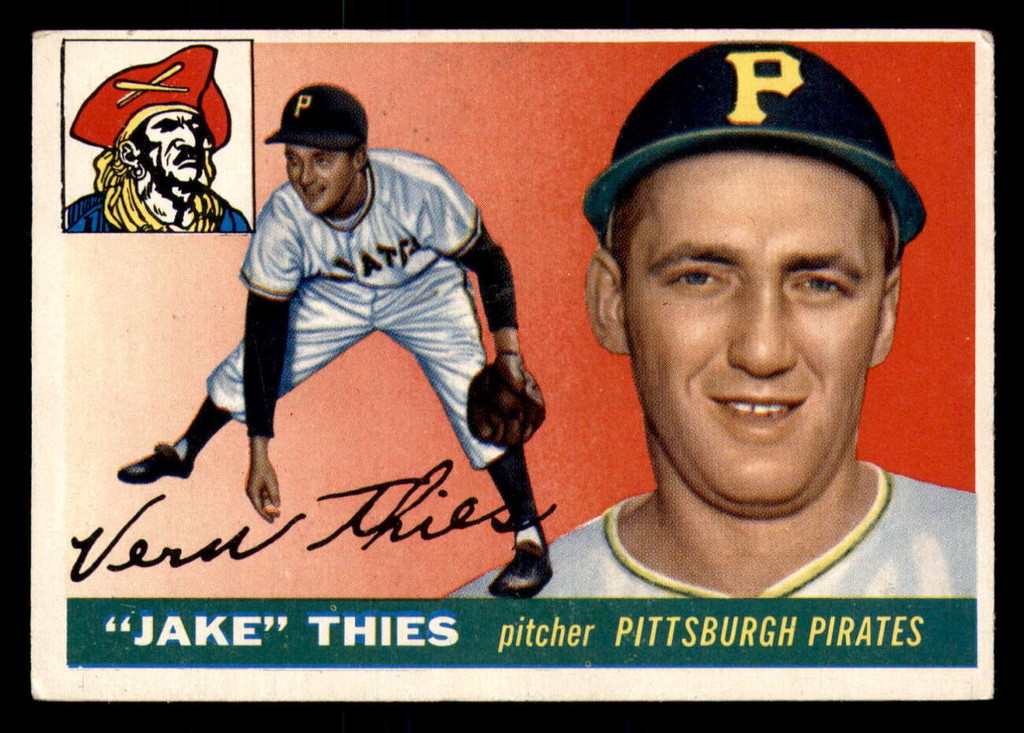 1955 Topps #12 Jake Thies UER Excellent RC Rookie 