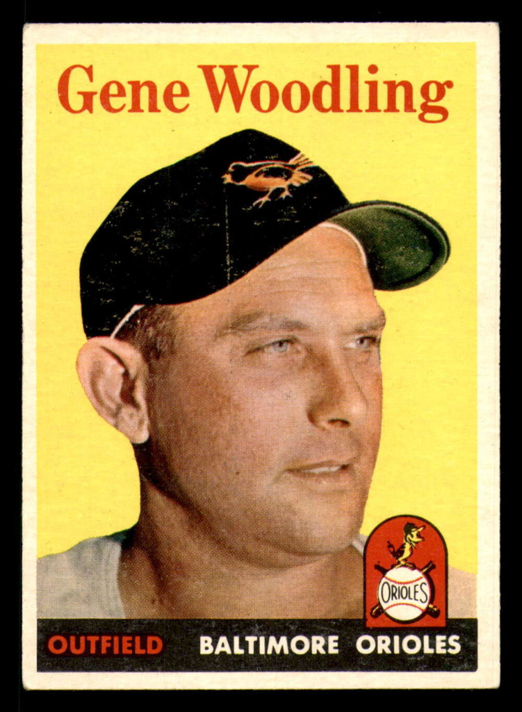 1958 Topps #398 Gene Woodling Excellent  ID: 393287