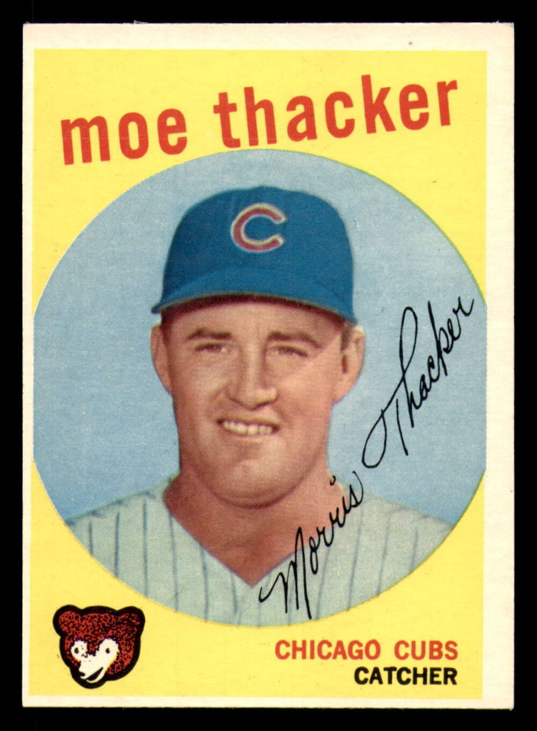 1959 Topps #474 Moe Thacker Excellent+ RC Rookie  ID: 393406