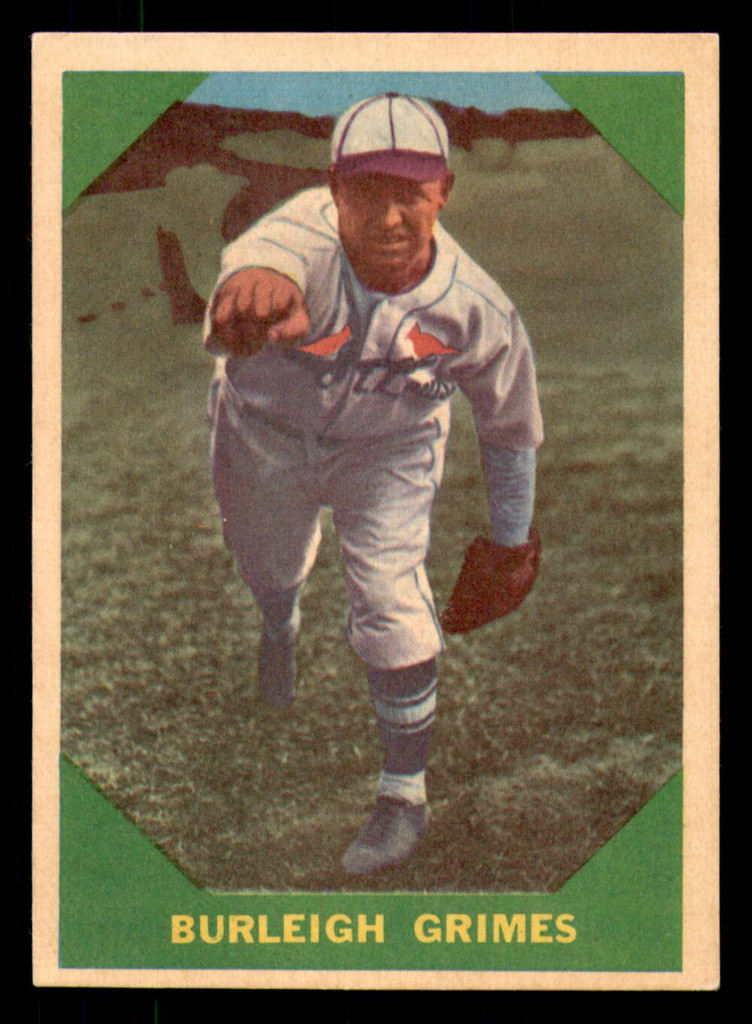 1960 Fleer #59 Burleigh Grimes Excellent+ 