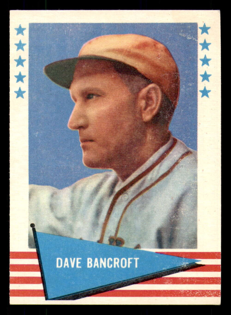 1961 Fleer #7 Dave Bancroft Very Good  ID: 393554