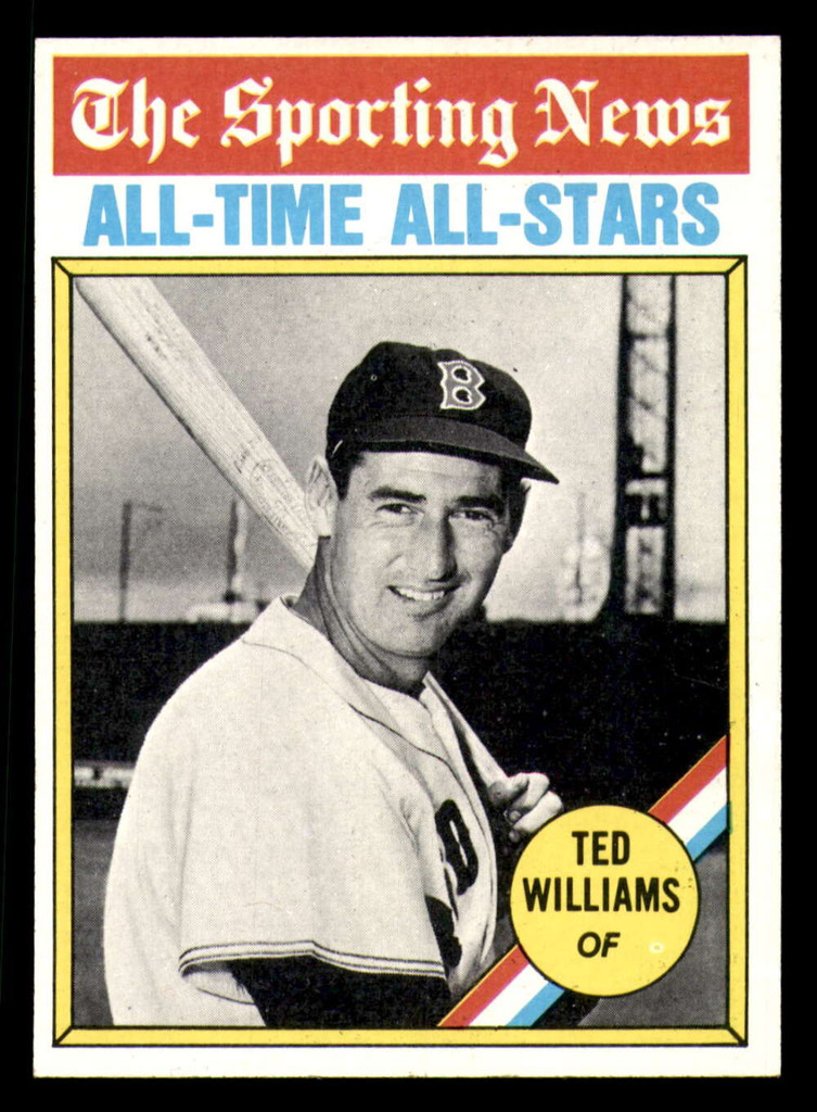 1976 Topps #347 Ted Williams - OF ATG Near Mint  ID: 393692