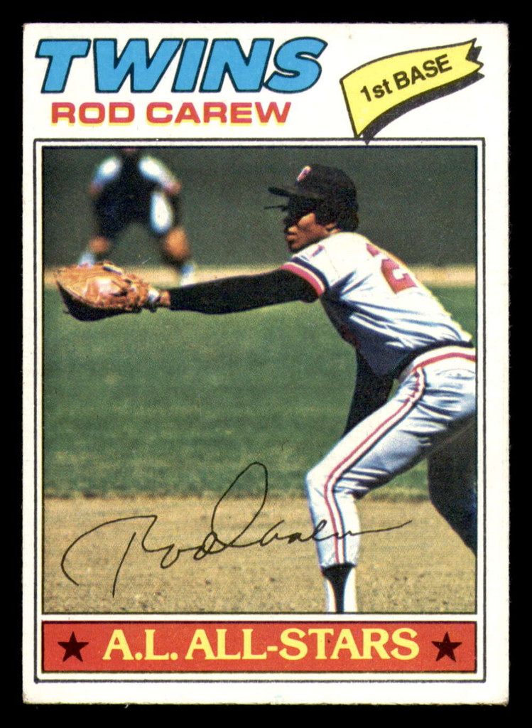 1977 Topps #120 Rod Carew Excellent  ID: 393729