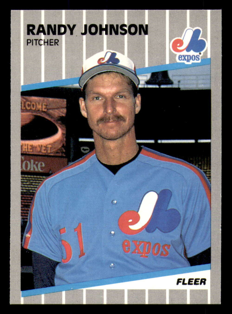 1989 Fleer #381 Randy Johnson NM-Mint RC Rookie  ID: 394224