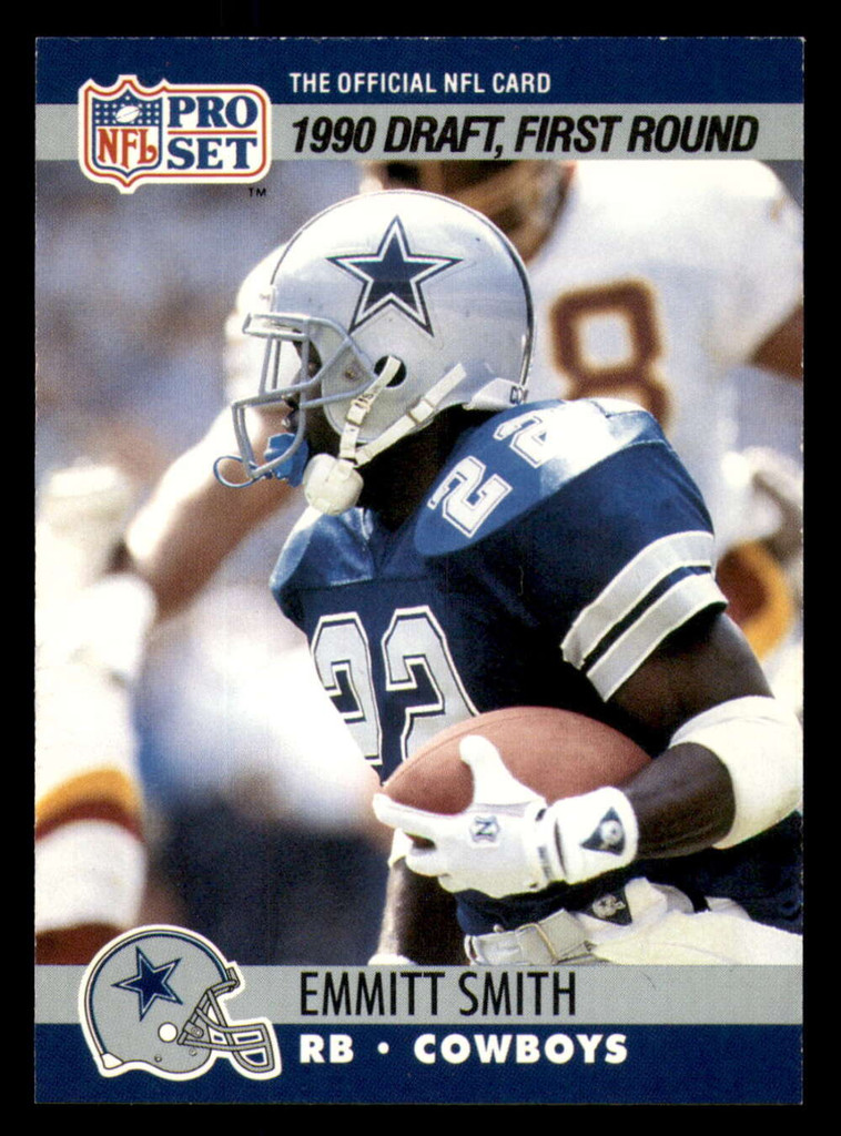 1990 Pro Set #685 Emmitt Smith NM-Mint RC Rookie  ID: 394388