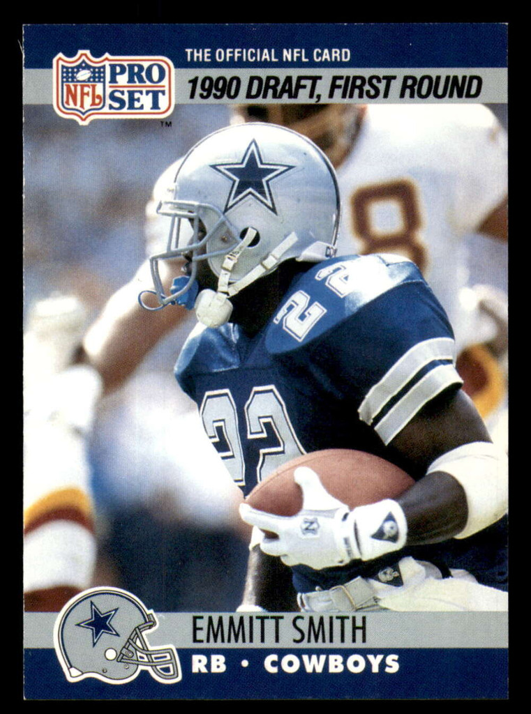 1990 Pro Set #685 Emmitt Smith NM-Mint RC Rookie  ID: 394391