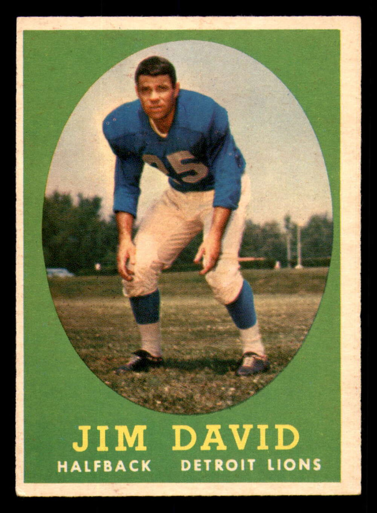 1958 Topps #13 Jim David Excellent+  ID: 394402