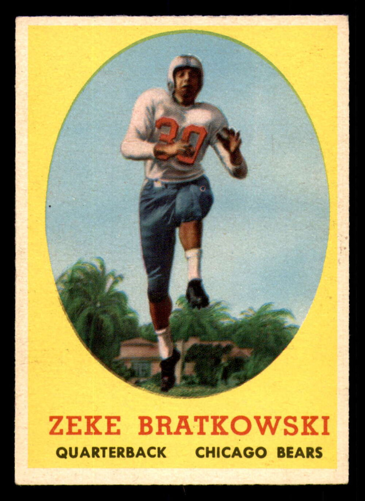 1958 Topps #23 Zeke Bratkowski Excellent+  ID: 394410