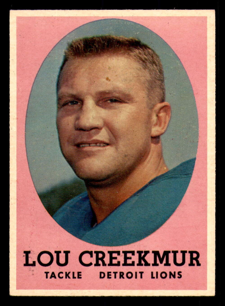 1958 Topps #81 Lou Creekmur Excellent+  ID: 394415