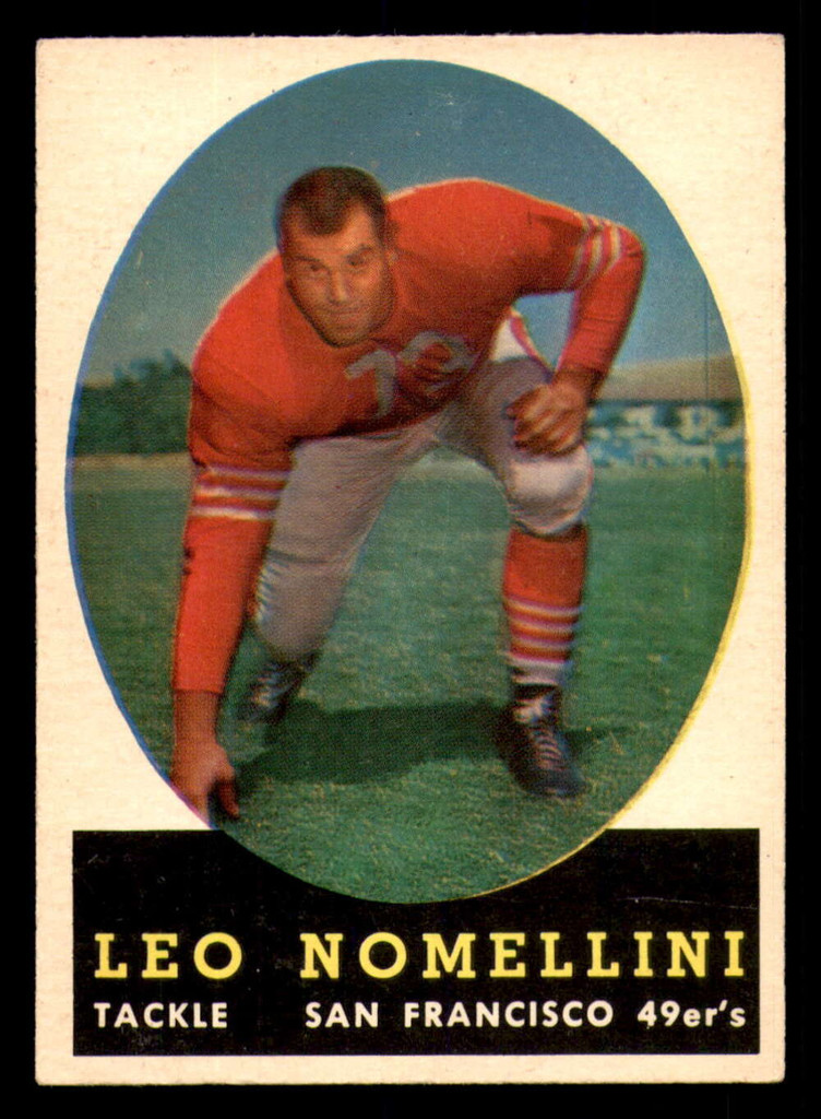 1958 Topps #89 Leo Nomellini Excellent+  ID: 394421