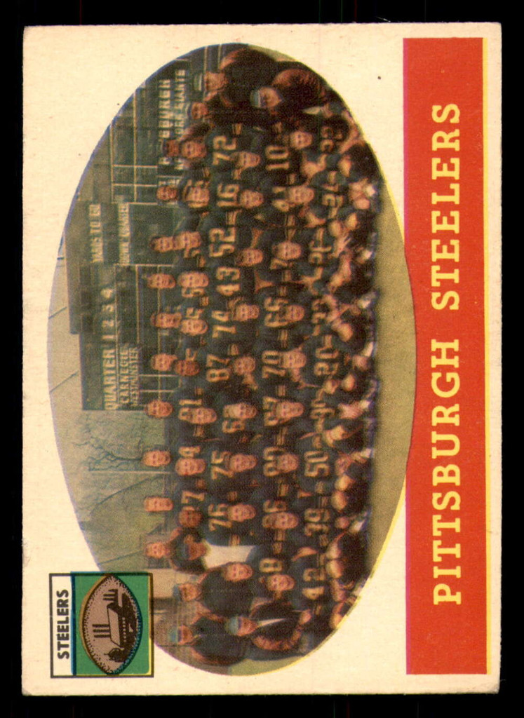 1958 Topps #116 Steelers Team Excellent+  ID: 394480