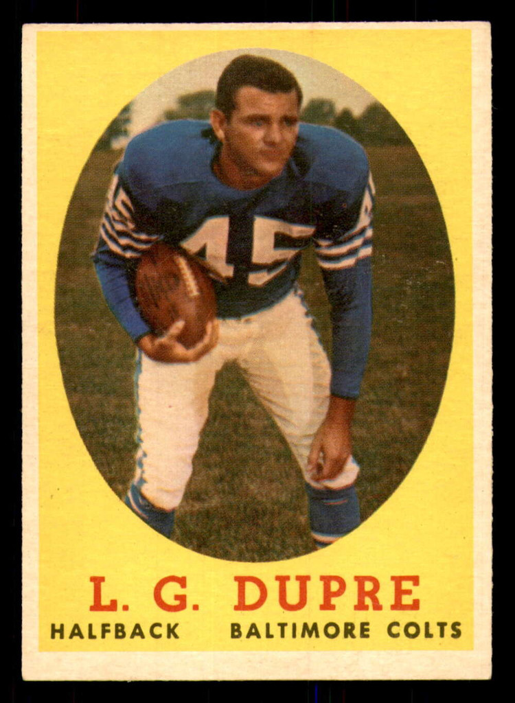 1958 Topps #117 L.G. Dupre Ex-Mint  ID: 394482