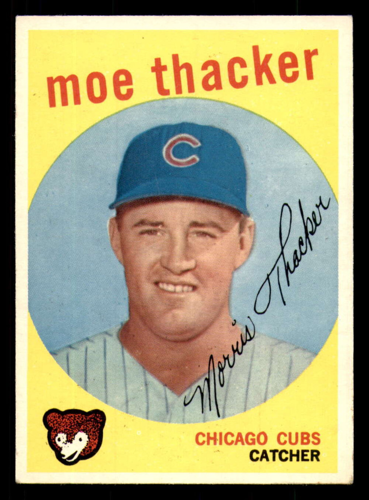 1959 Topps #474 Moe Thacker Excellent+ RC Rookie  ID: 394763