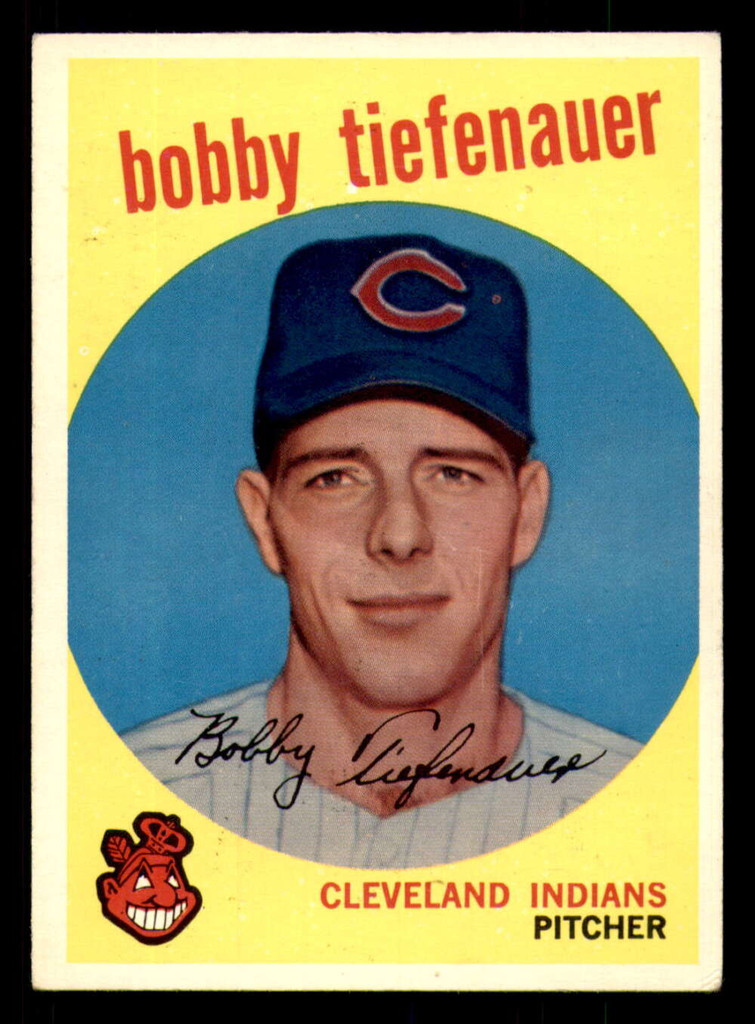 1959 Topps #501 Bobby Tiefenauer Excellent+ RC Rookie  ID: 394790