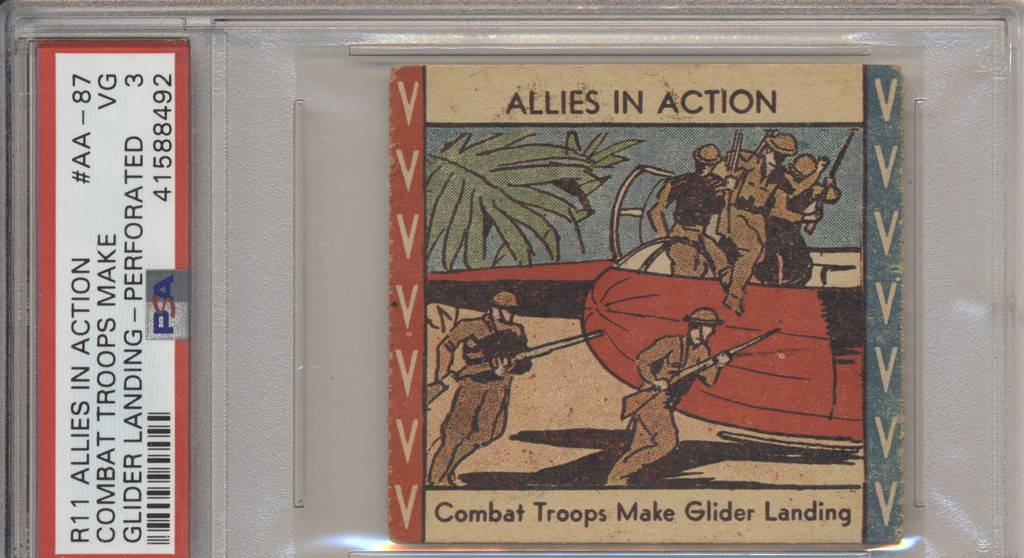 1945 R11 Allies In Action #AA-87 Combat Troops  PSA 3  VG  #*sku35711