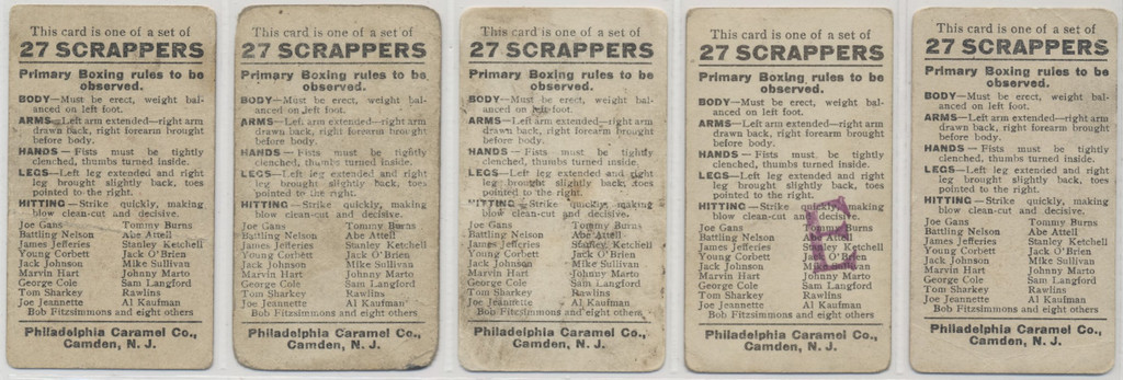 c1910 Philadelphia Caramel Co 27 Scrappers Lot 5  #*sku35756