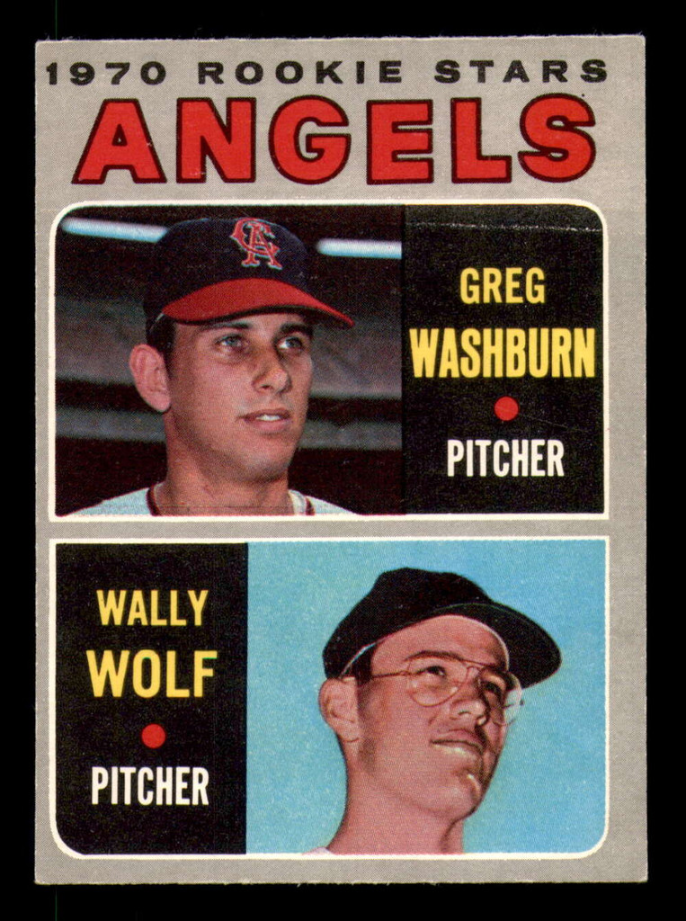 1970 O-Pee-Chee #74 Greg Washburn/Wally Wolf Angels Rookies Excellent+ RC Rookie OPC 