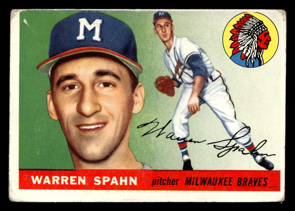 1955 Topps #31 Warren Spahn G-VG  ID: 396324