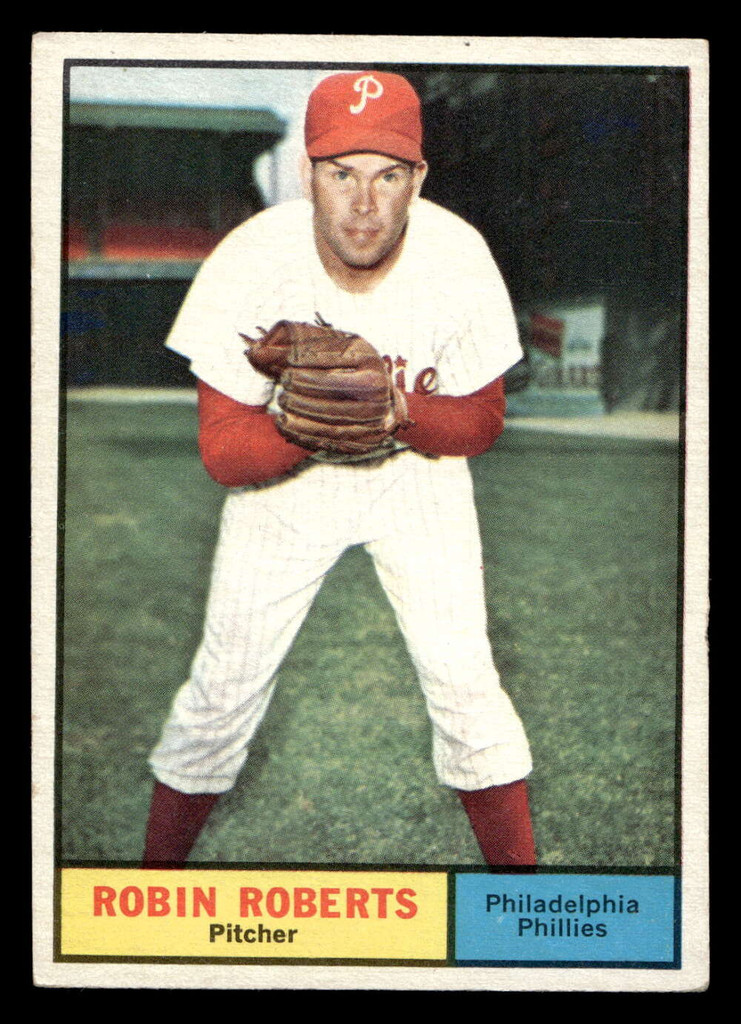 1961 Topps #20 Robin Roberts Excellent+  ID: 396393