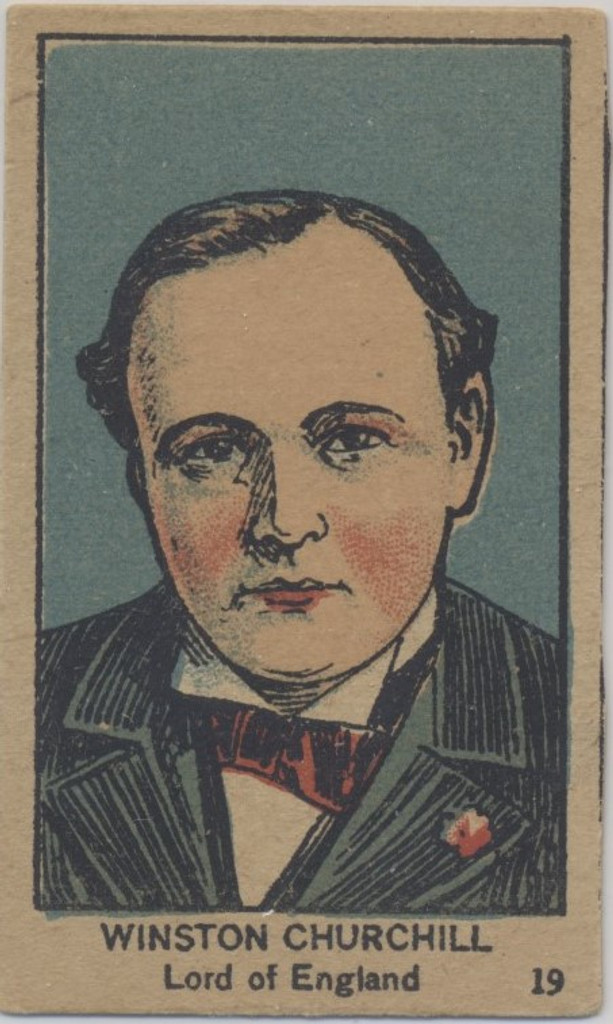 c1920's W-545 Strip Cards Leader #19 Winston Churchill   #*sku35883