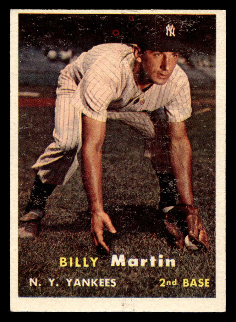 1957 Topps #62 Billy Martin Excellent+  ID: 396752