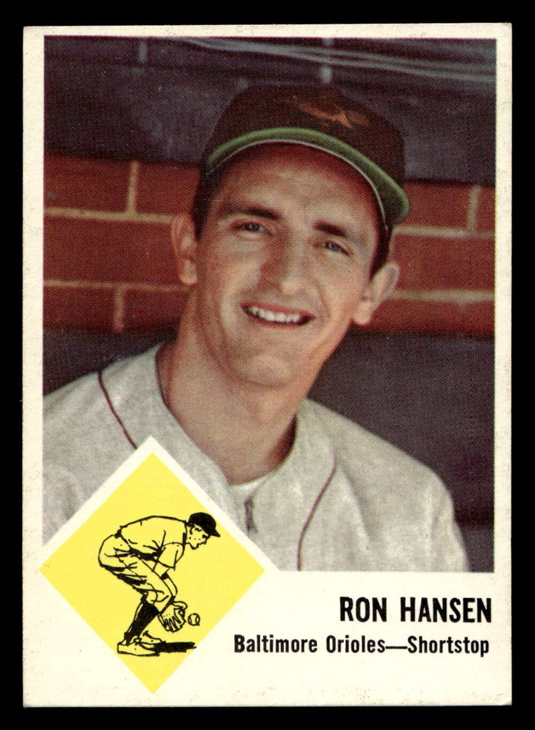 1963 Fleer #2 Ron Hansen Ex-Mint 