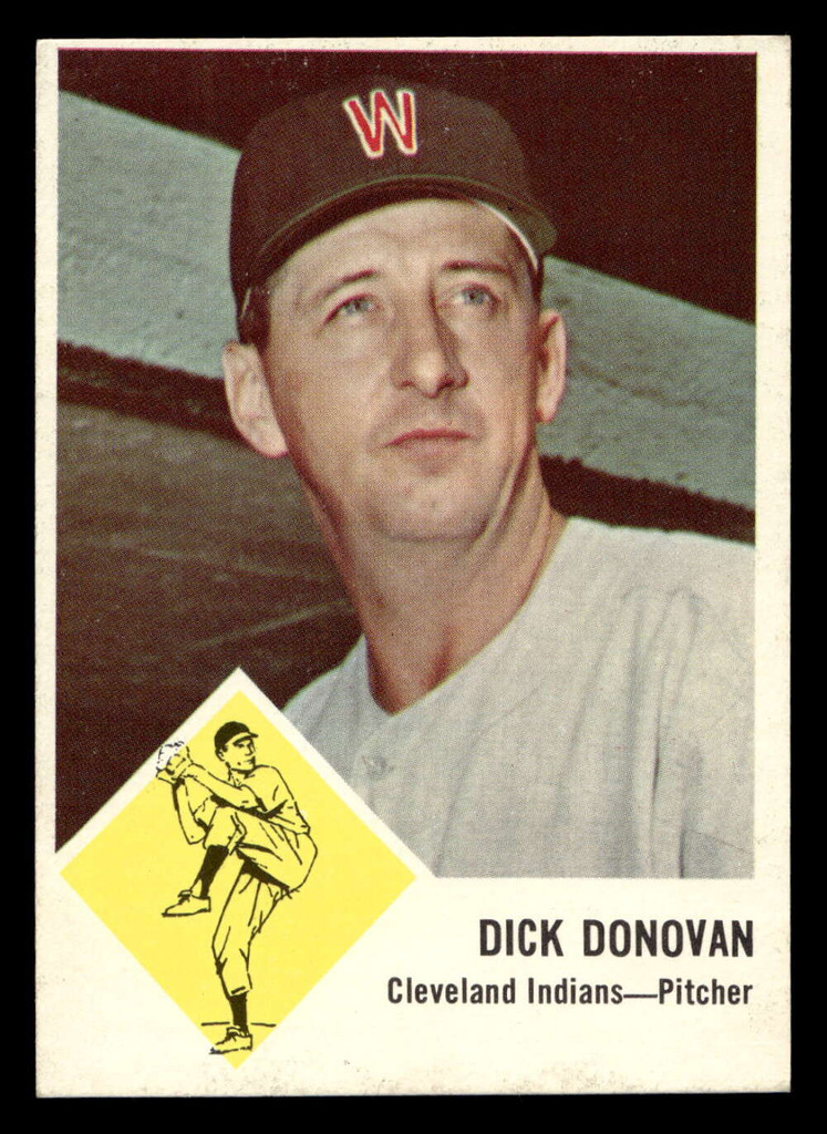 1963 Fleer #11 Dick Donovan Ex-Mint 