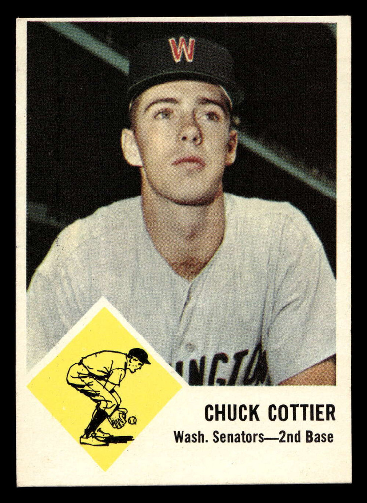 1963 Fleer #28 Chuck Cottier Ex-Mint  ID: 396934