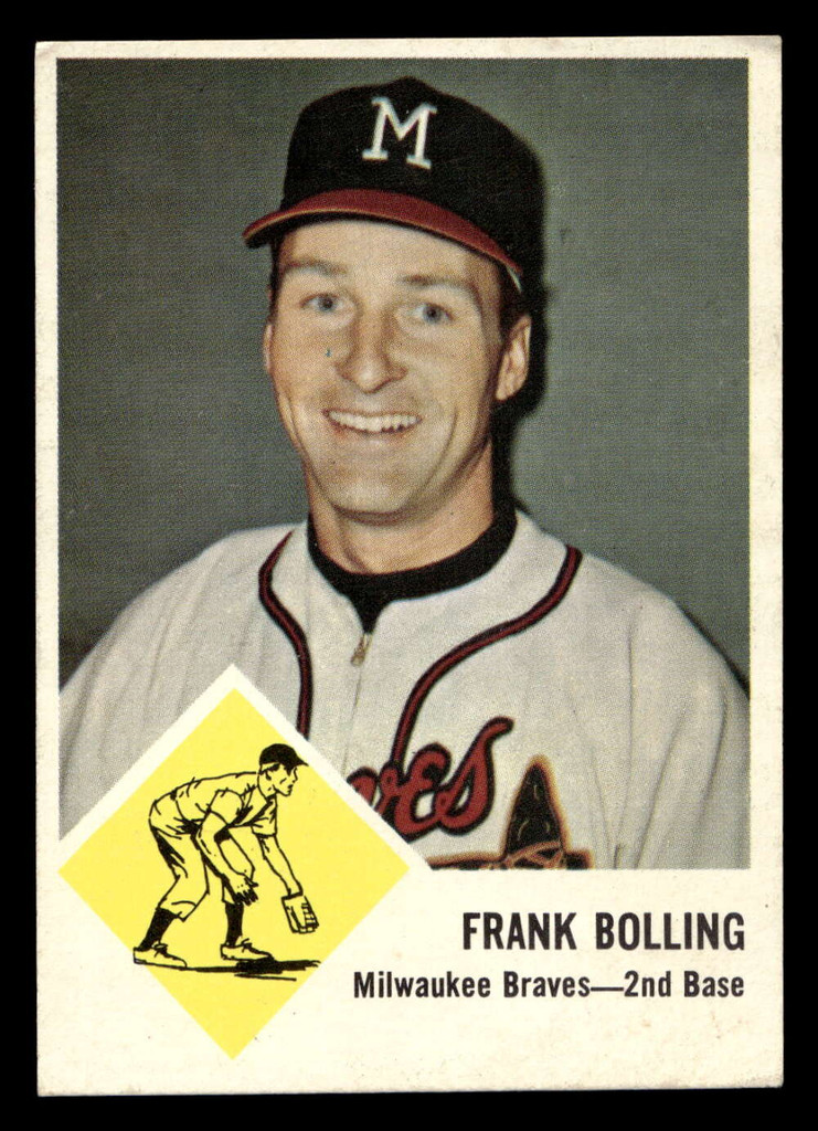 1963 Fleer #44 Frank Bolling Excellent+  ID: 396950