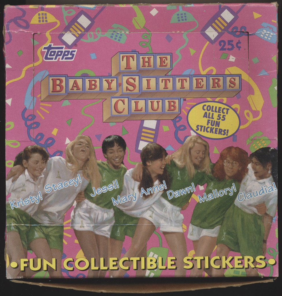 1991 Topps The Baby Sitters Club Empty Display Box  #*sku35915